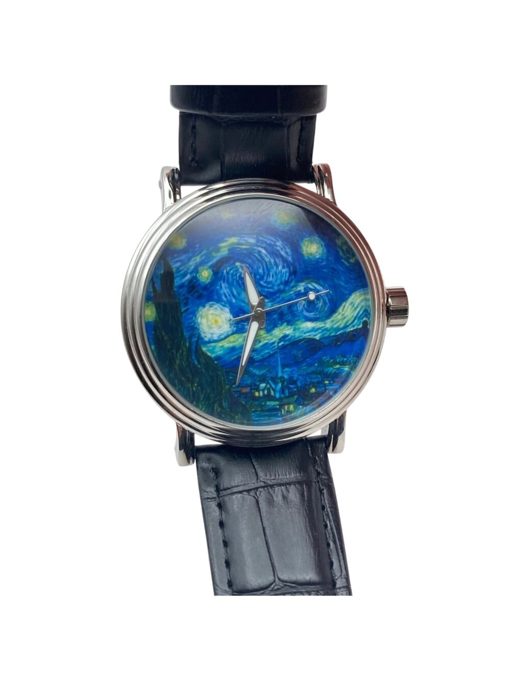 Van Gogh Starry Night Inspired Zazzle Unisex Watch 44mm New Battery Adjustable